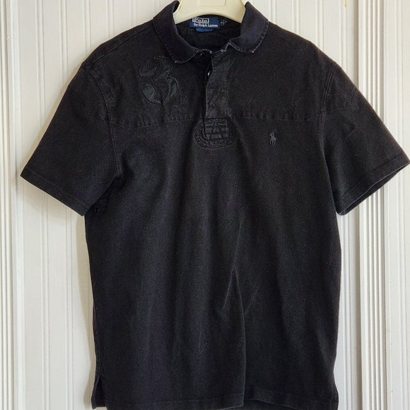 Polo Ralph Lauren Other - POLO RALPH LAUREN Custom Fit Men's Black Polo Shirt - Large